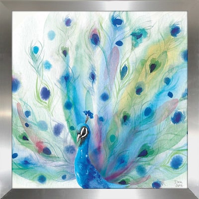 "Peacock Glory V" by Dina June Print on Acrylic.