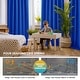 preview thumbnail 88 of 91, Deconovo 100 Percent Blackout with Liner Grommet Curtain (2 Panel)