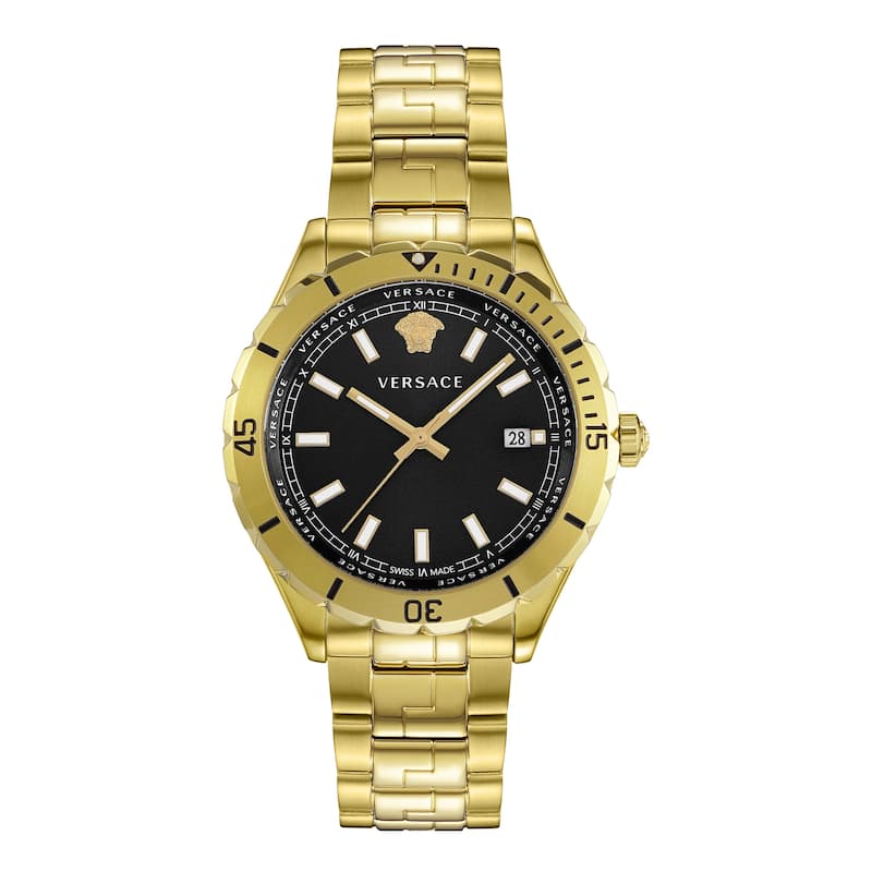 Versace Men's Hellenyium 42mm Quartz Watch - N/A