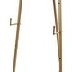 preview thumbnail 4 of 8, Metal Tall Adjustable Minimalistic Tabletop Display 3 Tier Easel with Circular Ring Top - Gold - Roche River Decor