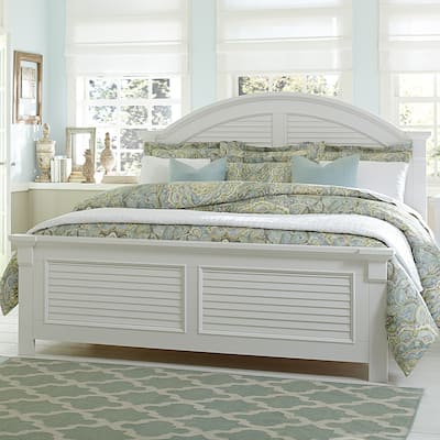 Summer House I Oyster White Panel Bed