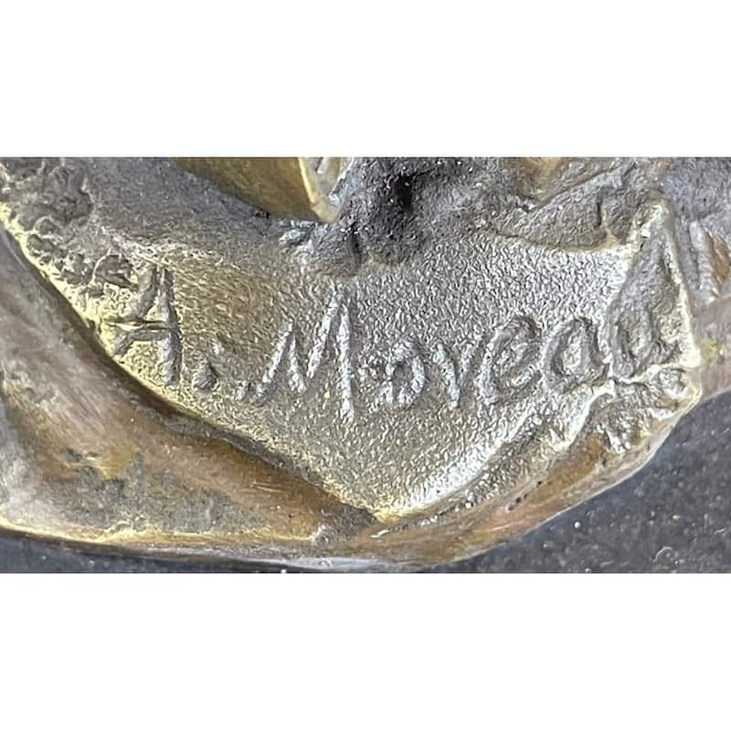 Angel Goddess Holding Victory Torch Hot Cast Bronze Sculpture Statue Art Deco By Moreau