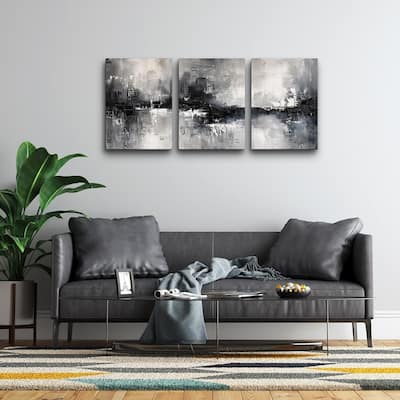 Black and White Wall Painting