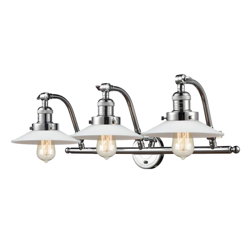 Innovations Lighting Halophane 3 Light 28" Wide Bathroom Vanity Light
