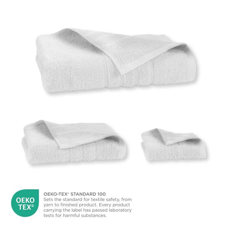 Martex Ultimate Performance Cotton Low-Lint Soft Absorbent Towel Set