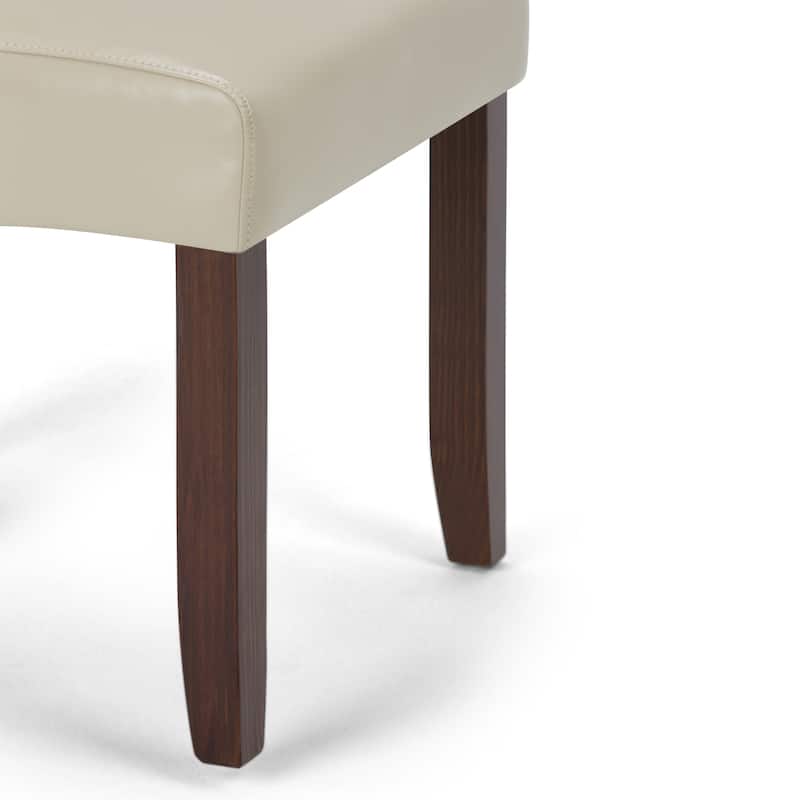 WYNDENHALL Essex Deluxe Tufted Parson Chair (Set of 2) - 18.9"w x 19.3"d x 42.1"h
