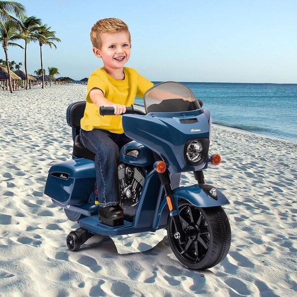 Electric Ride-On Motorcycle for Kids - 6V Dirt Bike with USB
