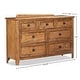 preview thumbnail 2 of 0, Alta 7-Drawer Dresser, Brushed Ash
