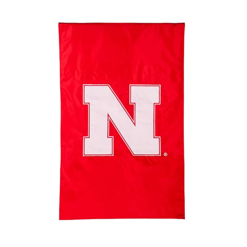Applique Flag, House Size, University of Nebraska
