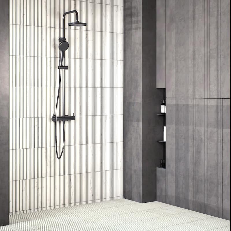 Merola Tile Istanbul Strata Day 6-7/8" x 14" Porcelain Floor and Wall Tile - White - Case (16 Tiles)