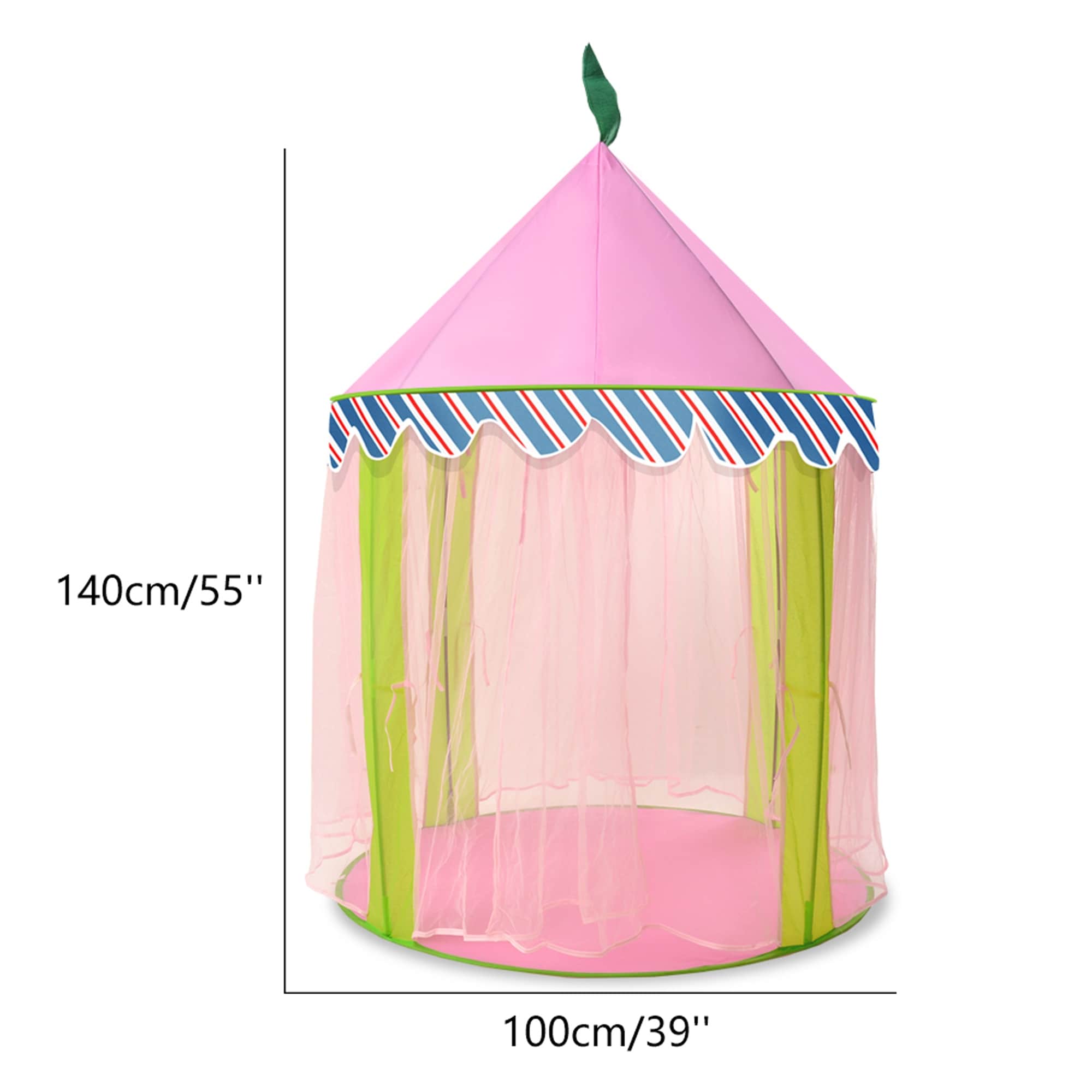 ODOLAND Princess Castle Children Play Tent for Kids Indoor