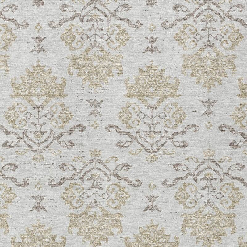 HomeRoots Oriental Transitional Rectangle Outdoor Rug