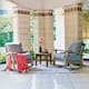 Option Weathered Teak/Blue Spruce Cushion