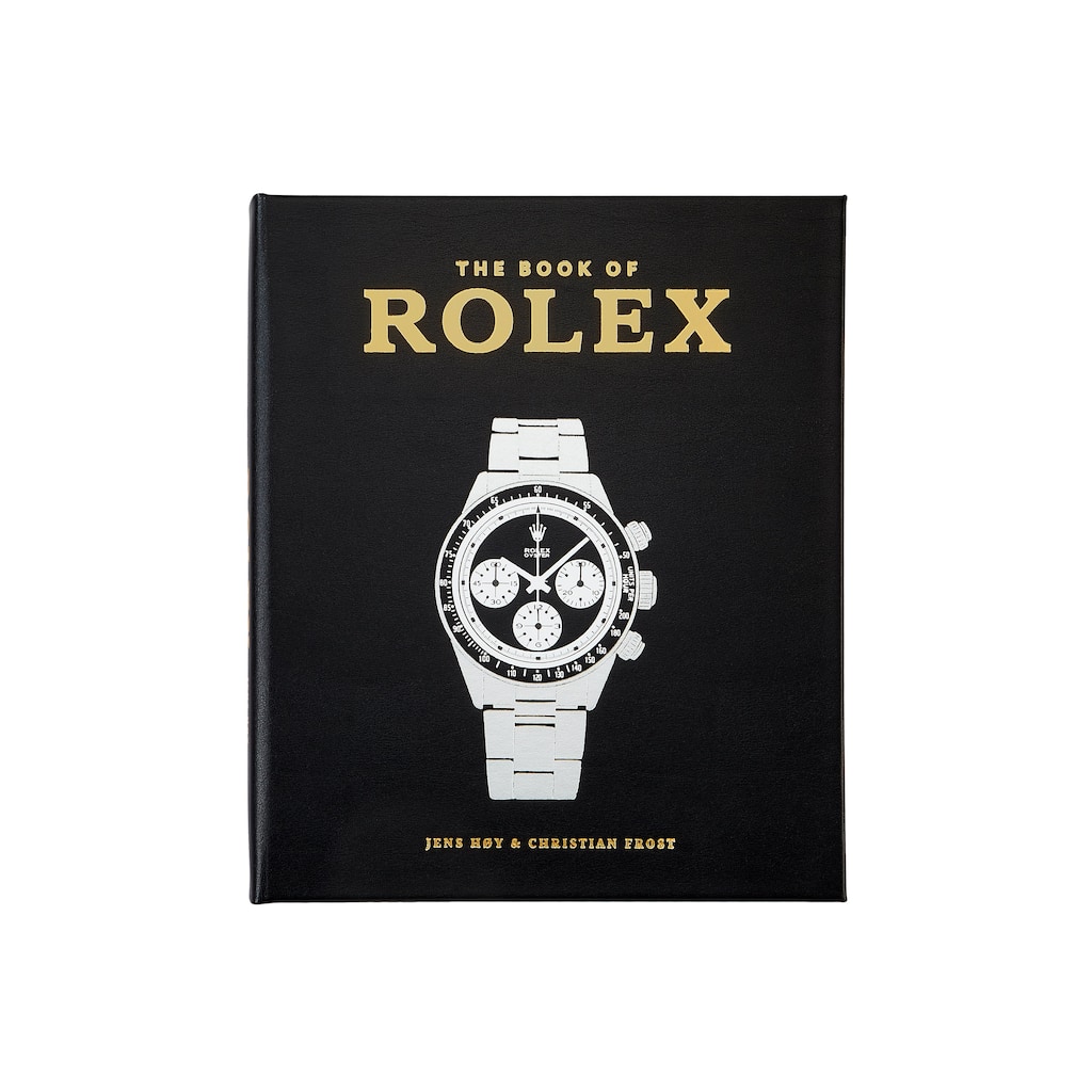Graphic Image The Book of Rolex Coffee Table Book, Leather, Black