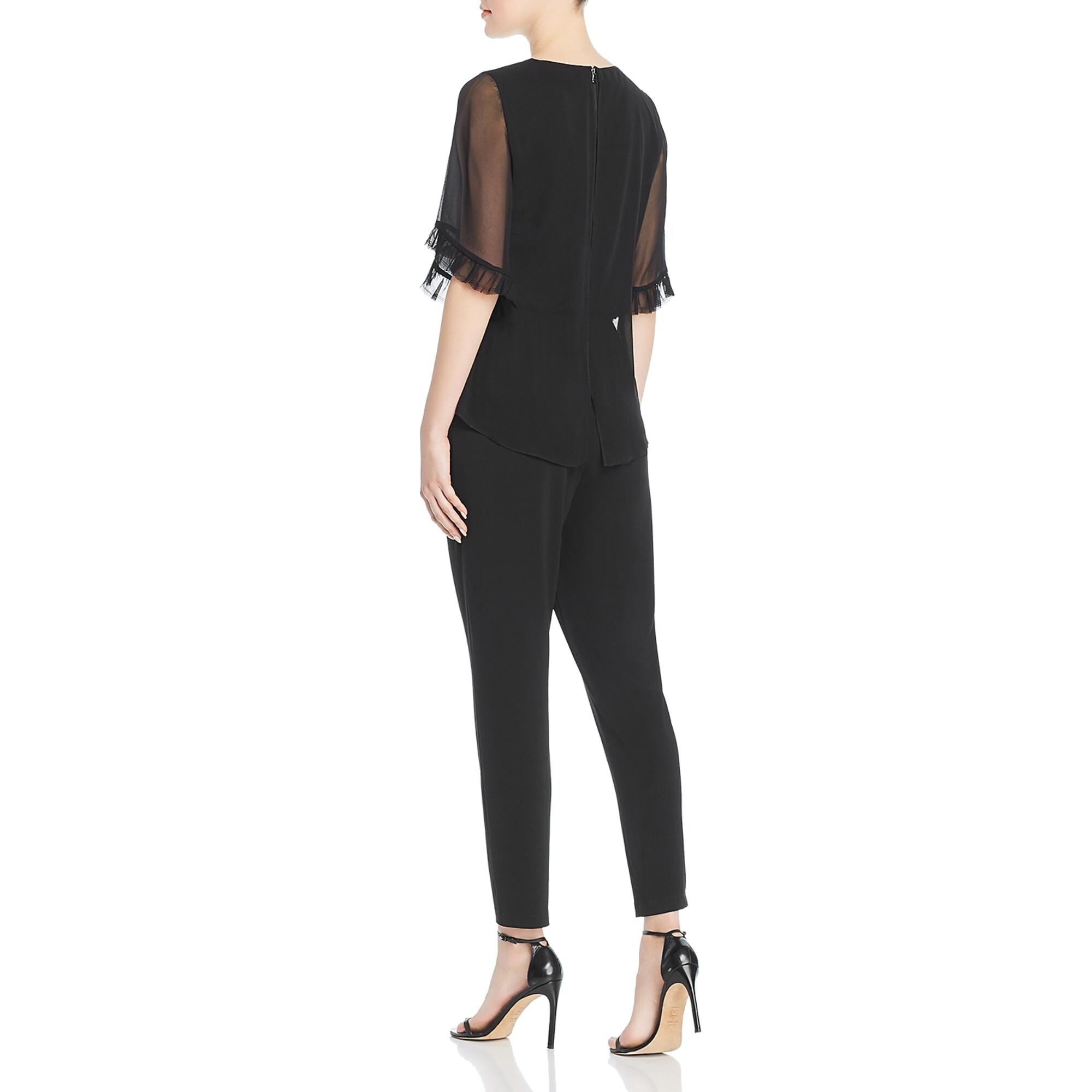 jumpsuit cape sleeves