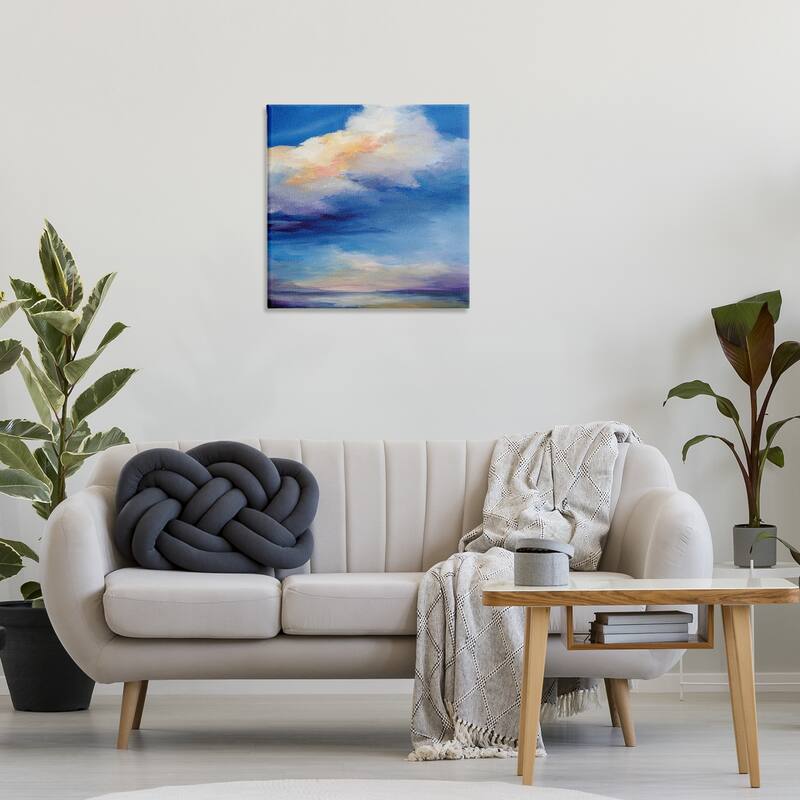 Stupell Pastel Clouds in Vivid Sky Canvas Wall Art Design By Karen Hale
