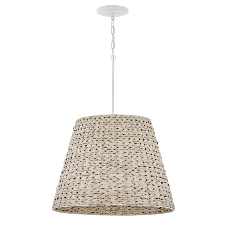 Hinkley Lighting 43224 Seabrook 24" Wide Pendant with Woven Seagrass