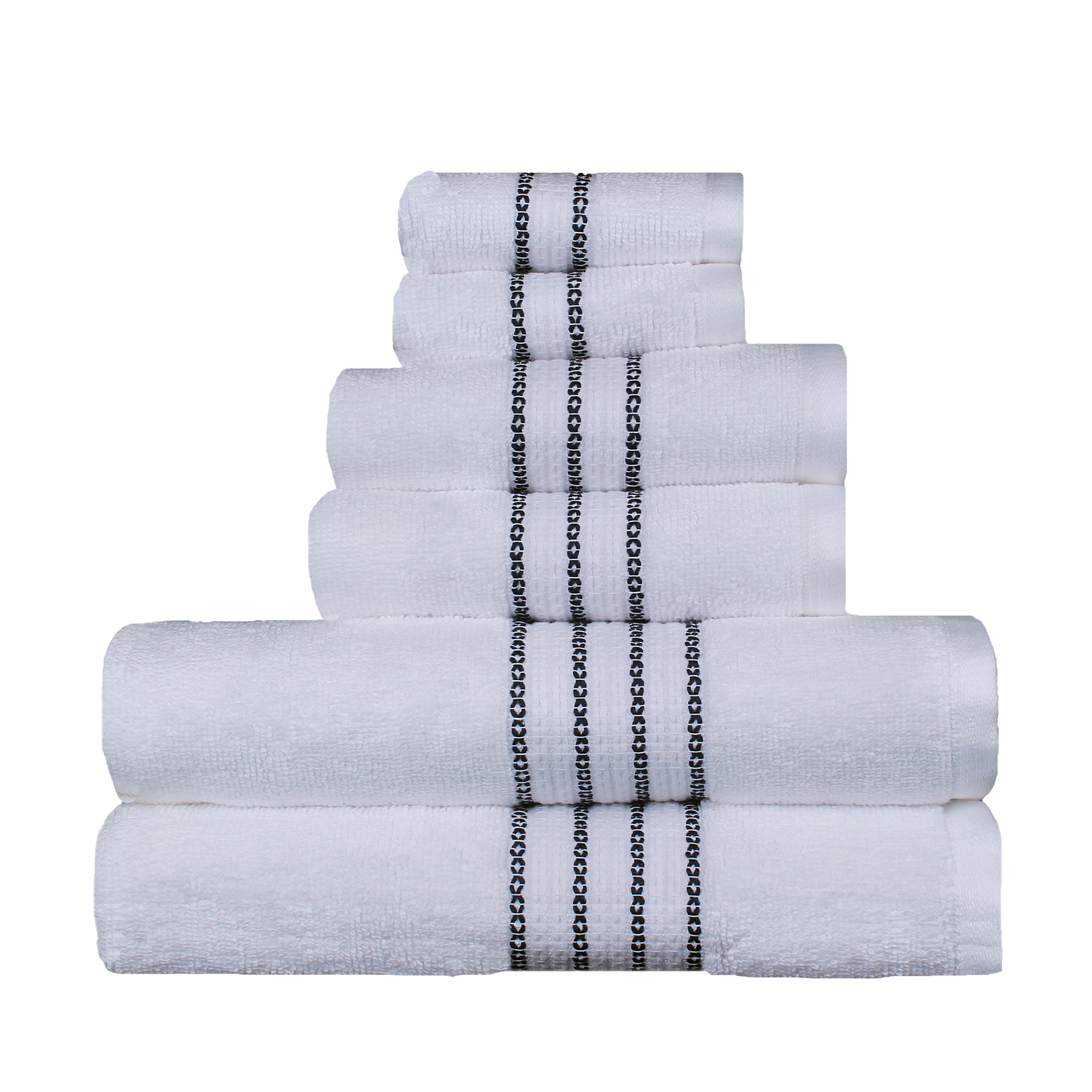 Micro Cotton Aertex Soft & Lofty 6PC Towel Set - Bath: 27 X 54, Hand: 16  X 28 & Wash: 13X 13 - On Sale - Bed Bath & Beyond - 34577220