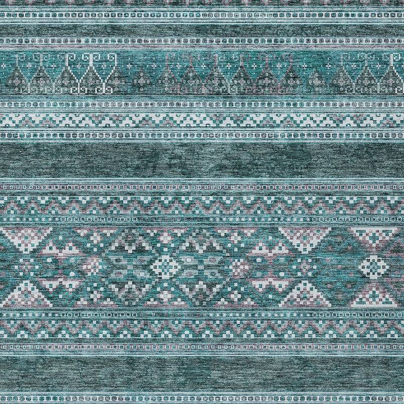 HomeRoots Southwestern Transitional Rectangle Outdoor Rug