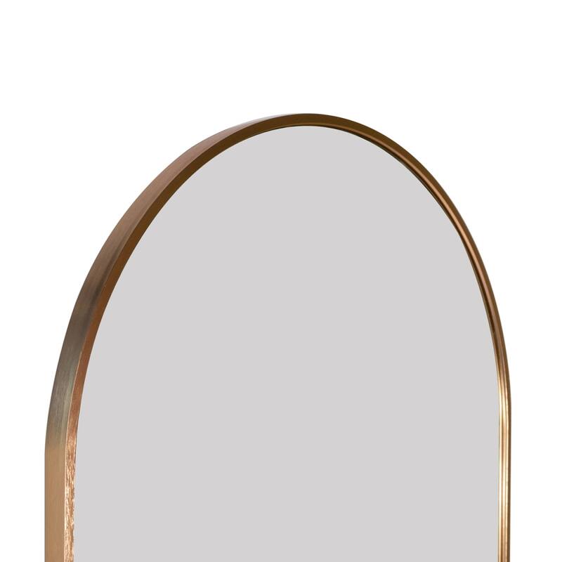 63'' x 20'' Aluminium Alloy Arch Full Length Mirror with Stand