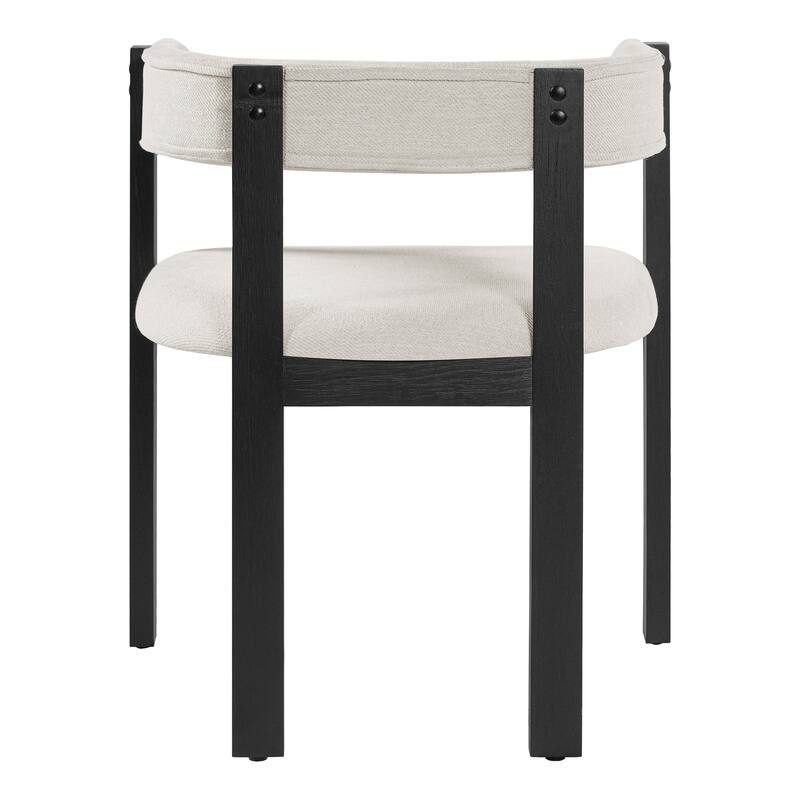 Christopher Knight Home - Dawson Modern Dining Arm Chair Set with Sculpted Comfort and Solid Wood Support