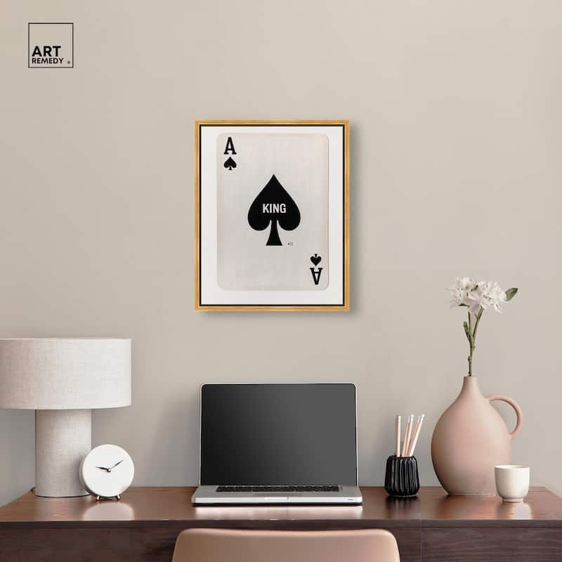 King of Spades Canvas by Art Remedy