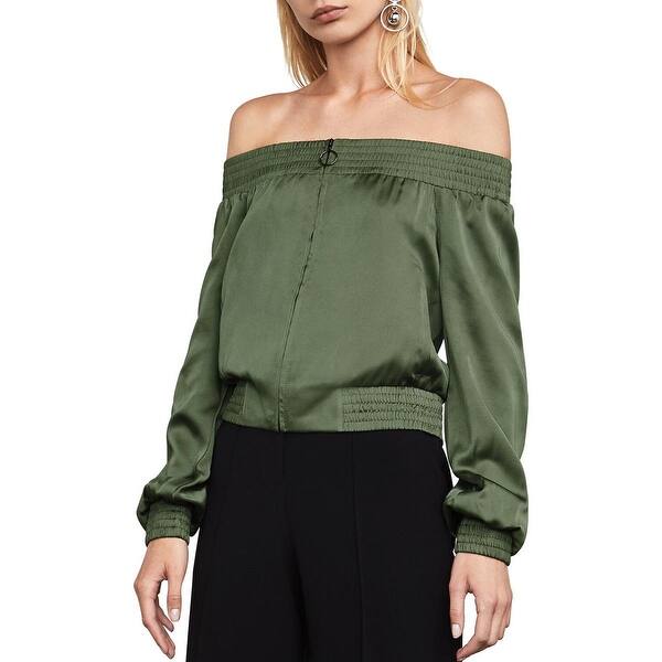 Bcbg Max Azria Womens Marco Bomber Jacket Fall Off The Shoulder Xxs Overstock 28899989 Available in sporty varsity versions to chic silk or metallics and embroidered detailing. bcbgeneration