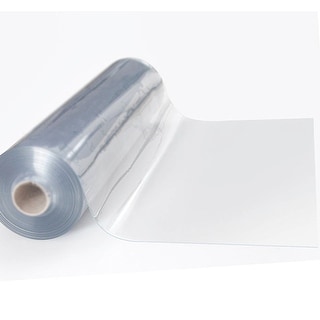 24 Gauge (0.24mm Thick) - 20 Yards Full Roll Premium Clear Plastic ...