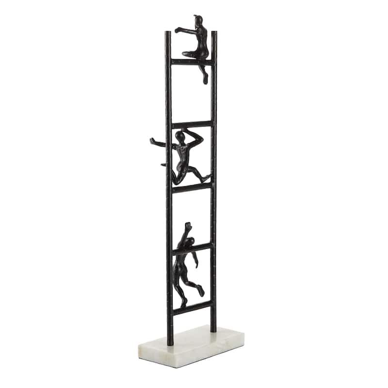 Metal People Sculpture - Black - Roche River Decor