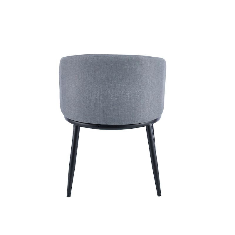 Porthos Home Danyl Fabric Dining Chairs with Iron Legs, Set of 2