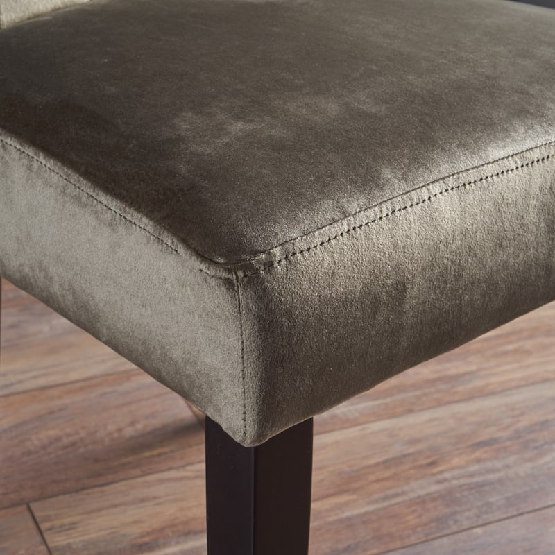 Velvet Tufted and Flared Dining Chairs