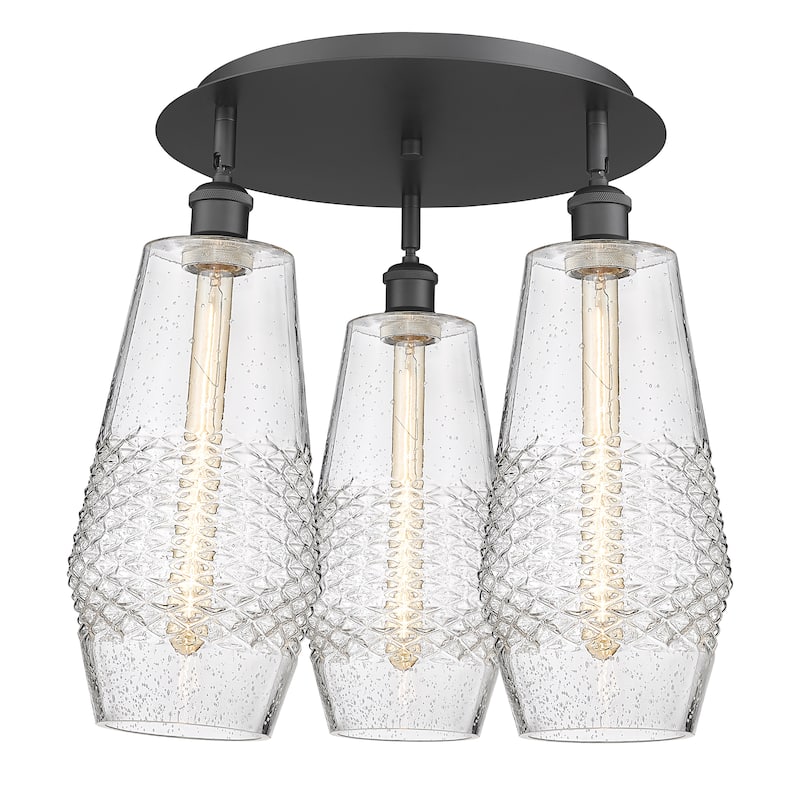 Innovations Lighting Windham - 3 Light 19" Flush Mount