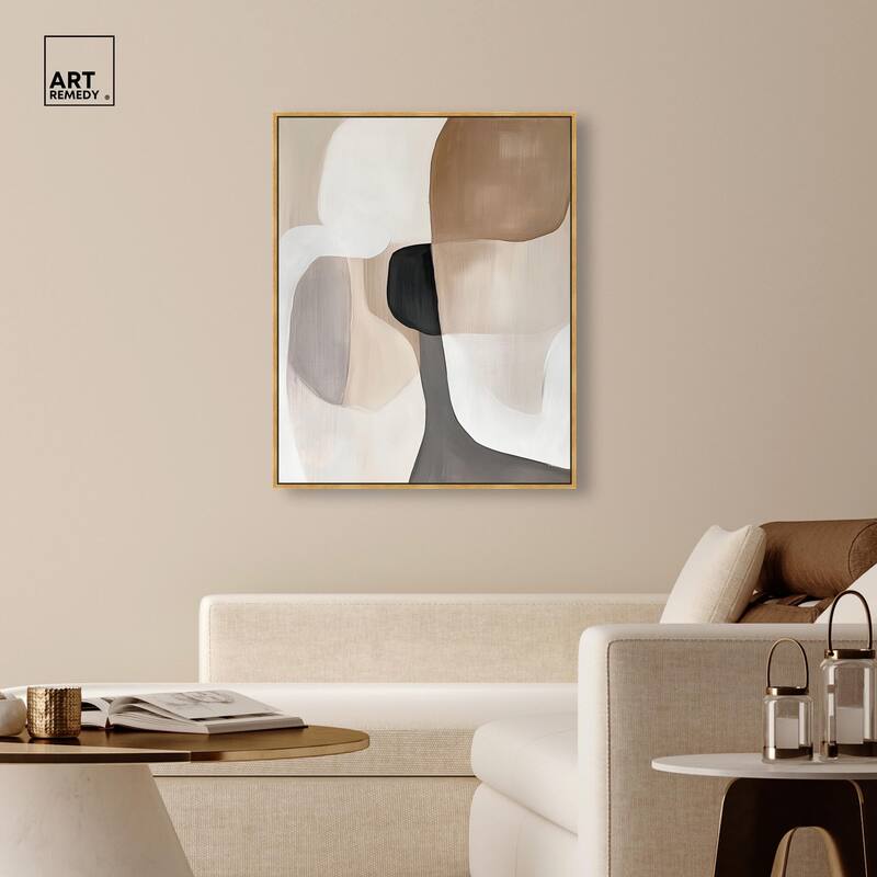 Curvilinear Composition II Canvas by Art Remedy