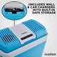 preview thumbnail 5 of 4, Ivation Electric Cooler & Warmer, 24L Portable Thermoelectric 12 Volt Cooler with Handle - Aqua Blue