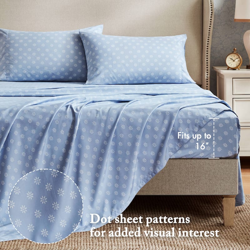 Madison Park Essentials Heather Vintage-inspired Collection floral print Comforter Set