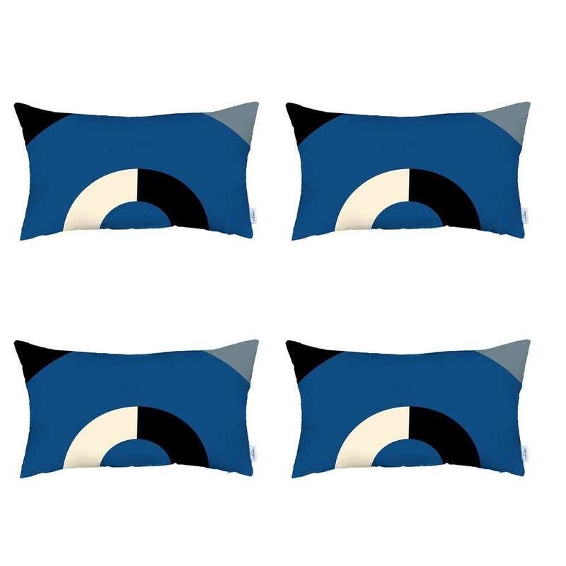 Blue Modern Lumbar Pillow Covers Bed Bath & Beyond 34261269