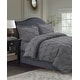 preview thumbnail 3 of 12, Sydney Oversized 3-piece Pintuck Duvet Cover Set