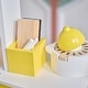 preview thumbnail 9 of 12, Teamson Kids Pretend Play Lemonade Stand Playset with Interactive Accessories in Yellow and White for Age 3 Toddler