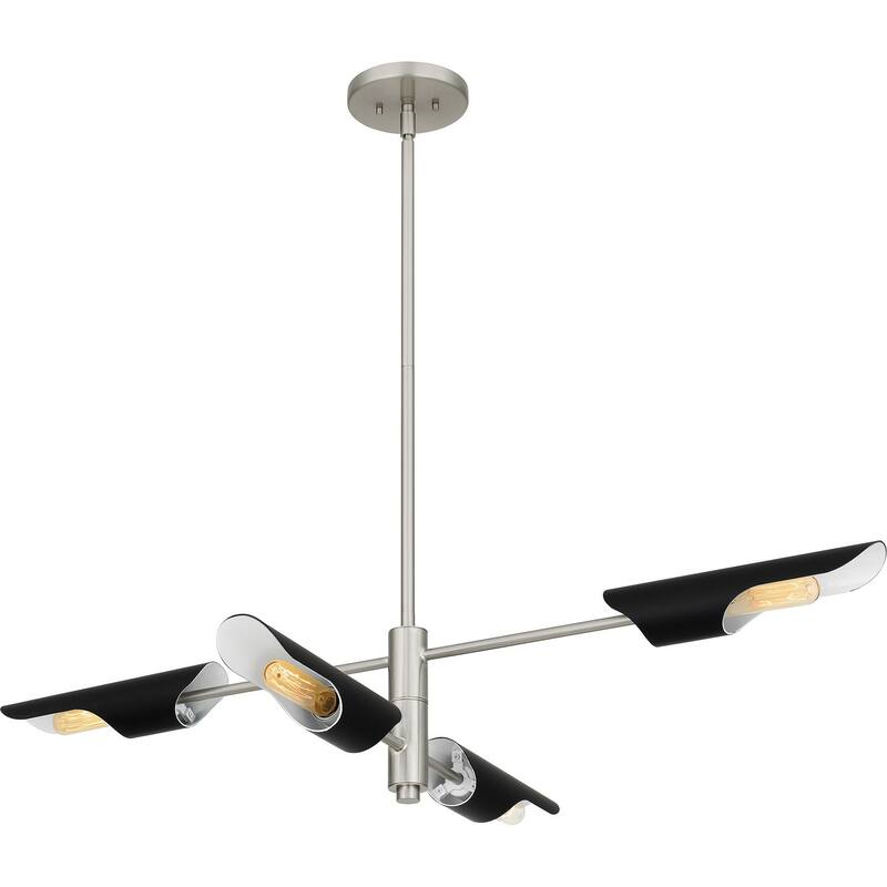 Leoni Four Light Linear Chandelier