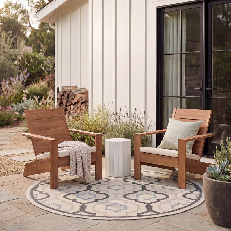 SAFAVIEH Courtyard Oyvor Indoor/ Outdoor Waterproof Patio Backyard Rug