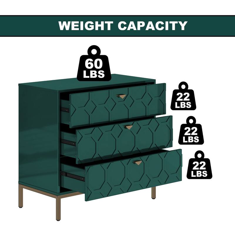 3 drawers cabinet