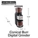 preview thumbnail 8 of 6, Hamilton Beach Professional Stainless Steel Conical Burr Digital Coffee Grinder