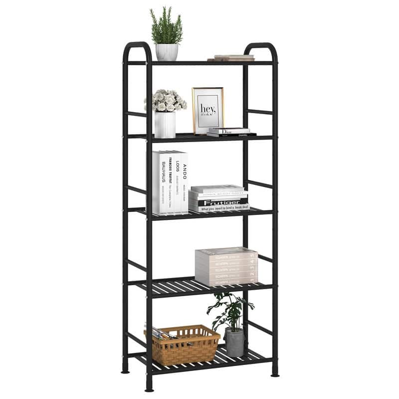5-Tier Adjustable Shelving Unit - 21.65"D x 11"W x 52.76"H