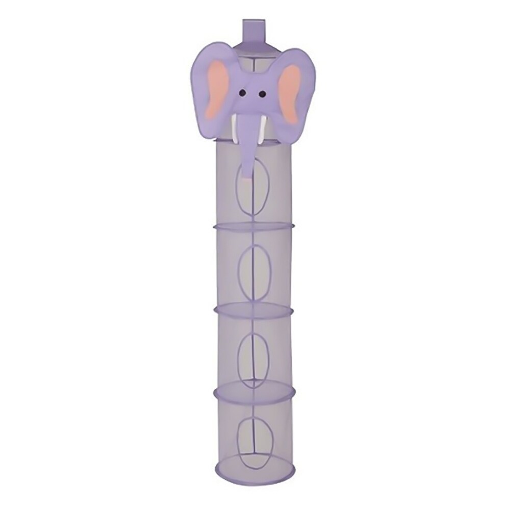 Your Choice Home Hanging Closet Organizer 4 Shelf Cloth Hanging Storage Purple Elephant 12 X 12 X 59 12 X 12 X 59 Overstock 32119394 Elephant outline elephant background elephant fabric purple elephant cartoon elephant elephant love let's create something together! overstock com