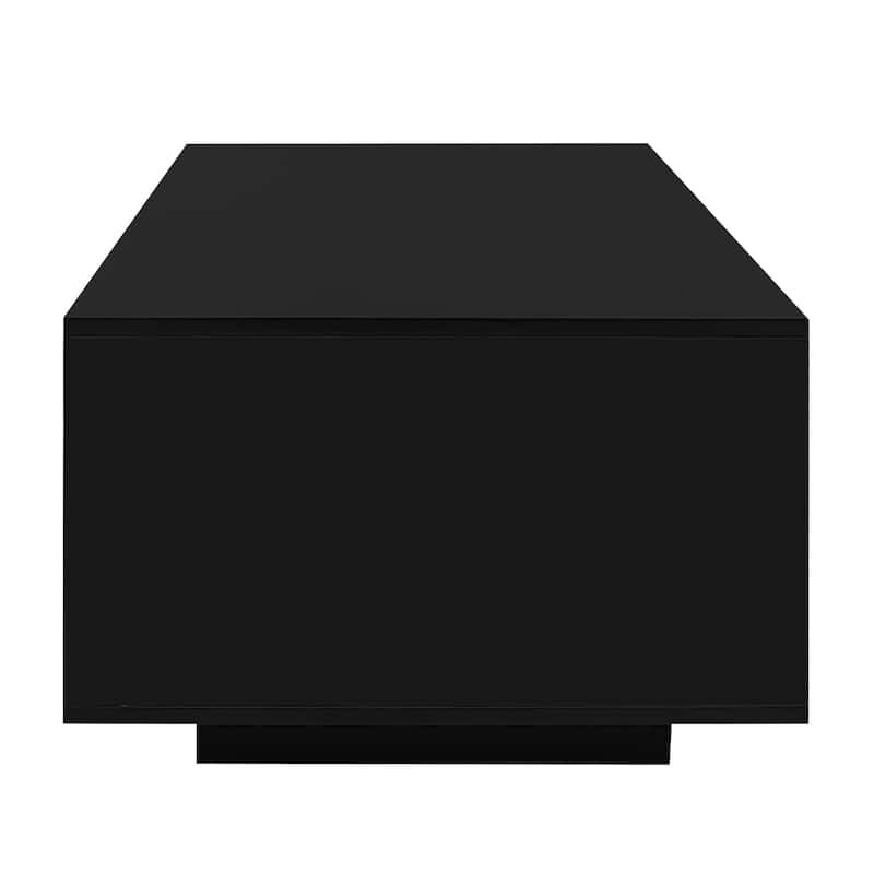 Rectangle LED Coffee Table with 16 Color LED Lights-47x23''