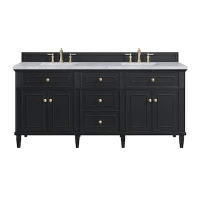 James Martin Vanities 424-V72-3CAR Lorelai 72" Double Basin Wood