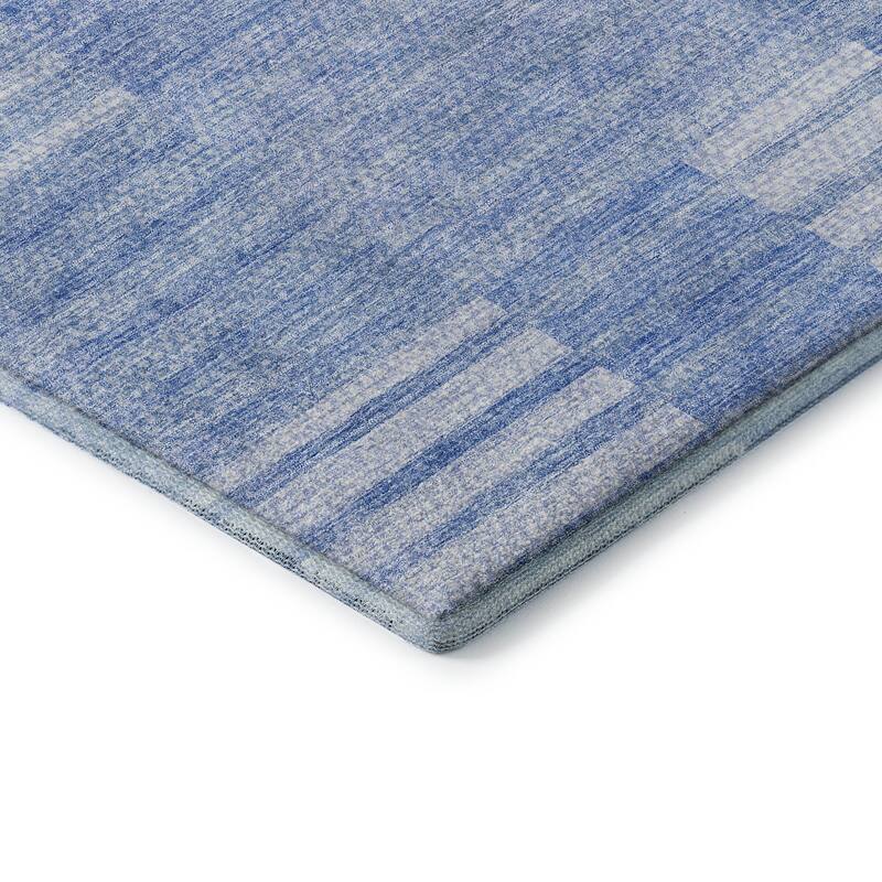 Premium Washable Super Soft Stripe Geo Mayfield Rug
