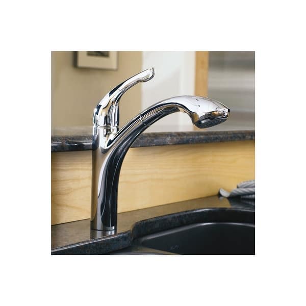 Shop Hansgrohe 04076 Allegro E Pull Out Kitchen Faucet With Toggle