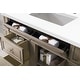 preview thumbnail 4 of 11, James Martin Vanities Bristol 36" Single Vanity, Whitewashed Walnut White Zeus Quartz