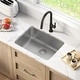 preview thumbnail 70 of 89, KRAUS Dex Stainless Steel Single Bowl Undermount Kitchen Bar Sink
